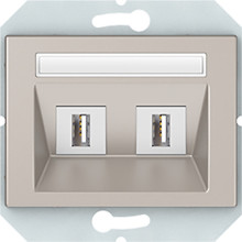 Розетка подвійна USB VILMA USB XP 500 без рамки (2xUSB)