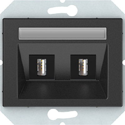 Розетка подвійна USB VILMA USB XP 500 без рамки (2xUSB)