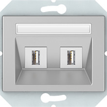 Розетка подвійна USB VILMA USB XP 500 без рамки (2xUSB)