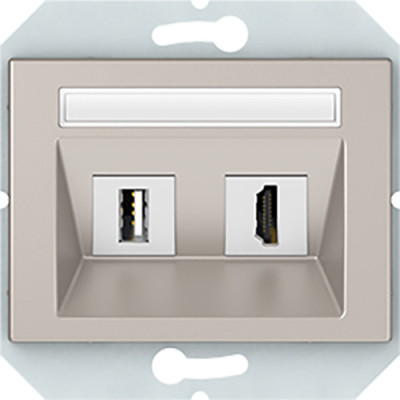 Розетка HDMI+USB VILMA HDMI/USB XP 500 без рамки