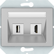 Розетка HDMI+USB VILMA HDMI/USB XP 500 без рамки