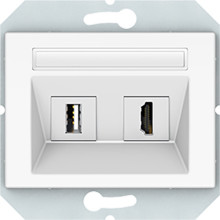 Розетка HDMI+USB VILMA HDMI/USB XP 500 без рамки