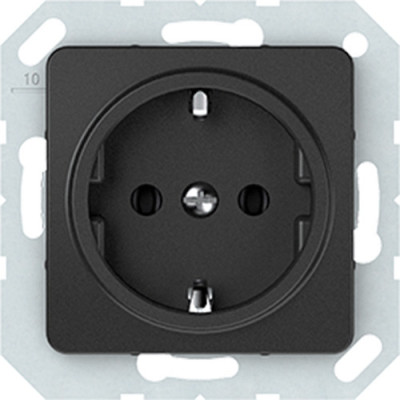 Розетка з заземленням VILMA RP16-002-02 SL250 без рамки